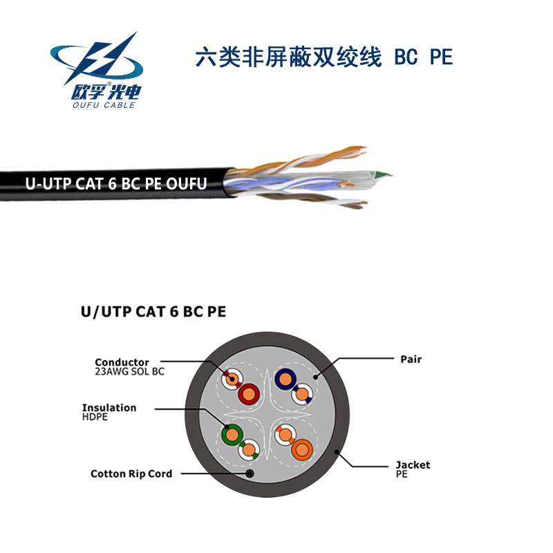 云林县OUFU UTP CAT 6 BC PE